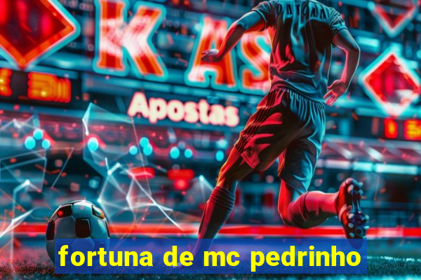 fortuna de mc pedrinho